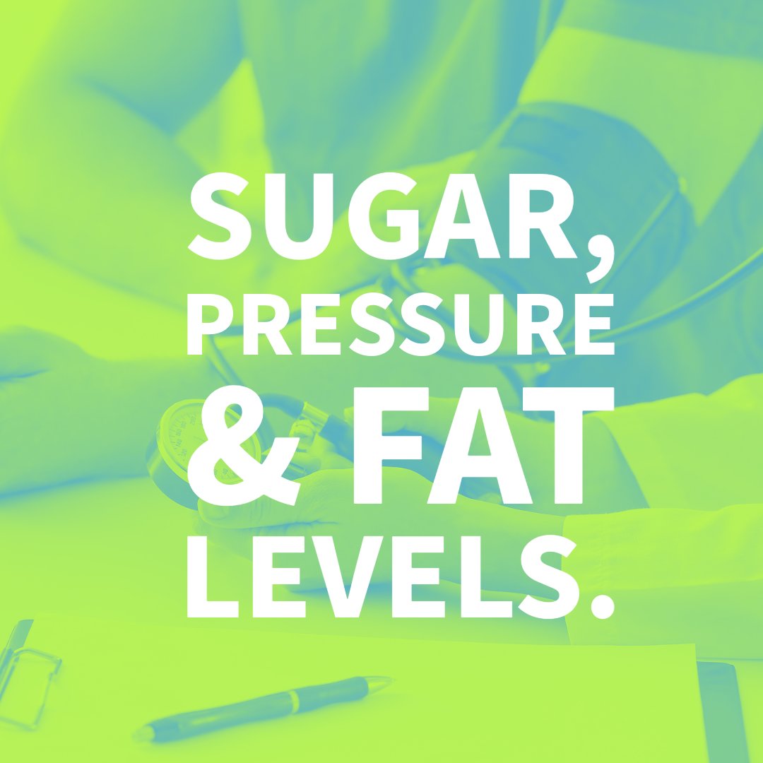 SUGAR, PRESSURE & FAT LEVELS