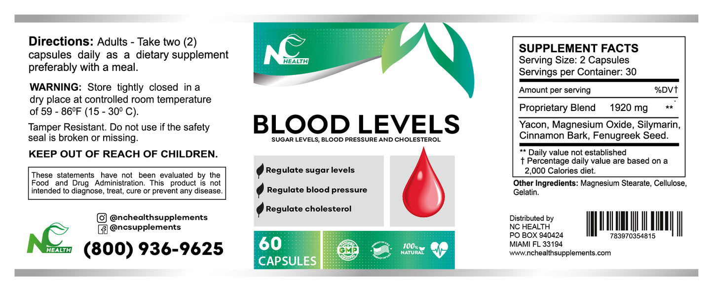 BLOOD LEVELS